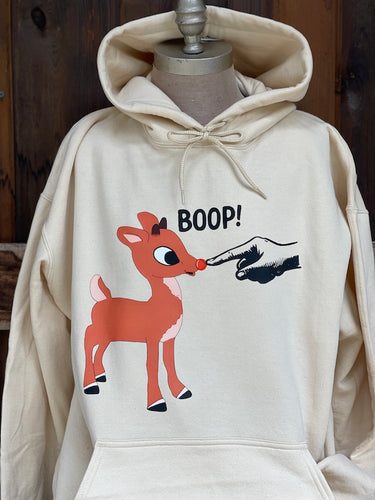 Rudolph BOOP Hoodie- Sweet Cream